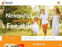 Tablet Screenshot of fenistil.cz