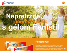 Tablet Screenshot of fenistil.sk
